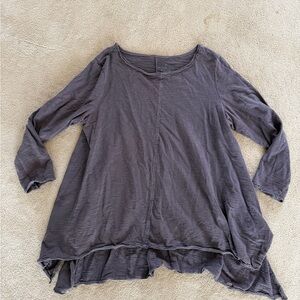 Neon Buddha Gray Long Sleeve Top